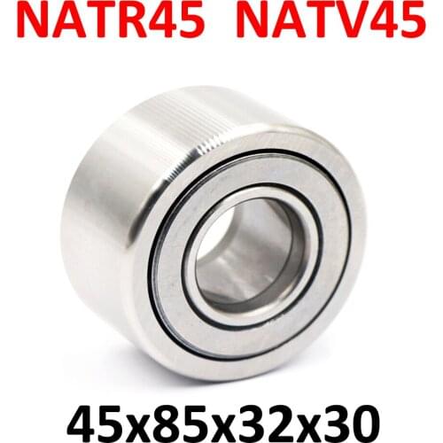 1PC NATR45PP NATV45PP Cam Follower Yoke Track Support Needle Roller Bearing 45MM 45x85x32x30MM