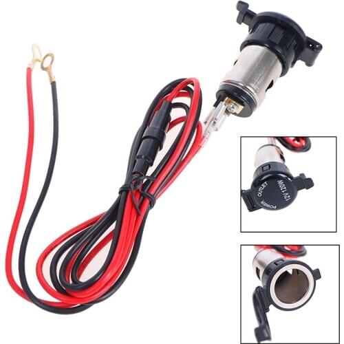 1pc Universal Waterproof 12V 120W Car Auto Tractor Lighter Power Socket Outlet Plug for Power Supply