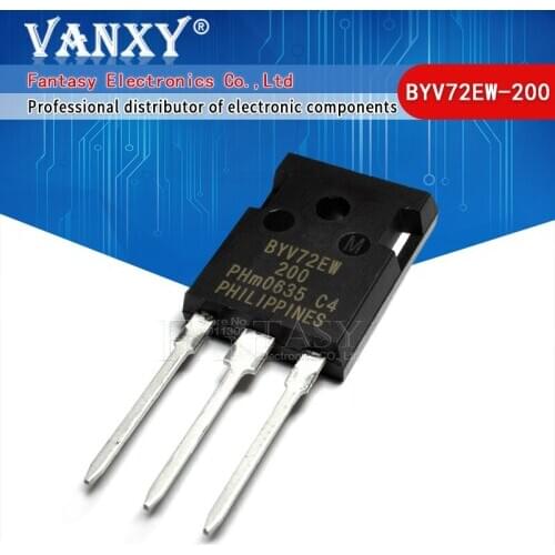 5pcs BYV72EW-200 TO-247 BYV72EW TO247 200V 30A fast recovery rectifier