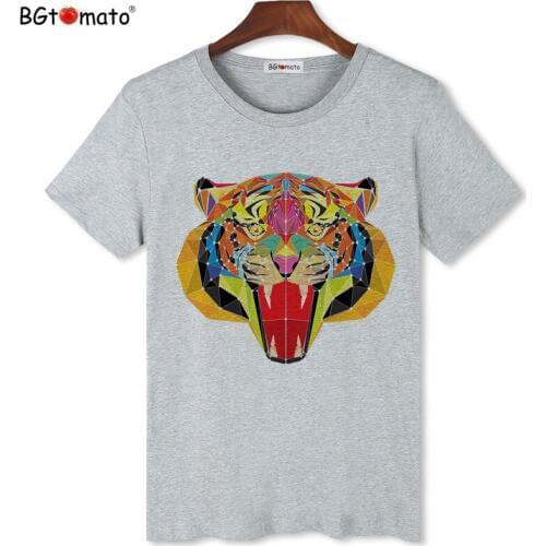 BGtomato Brand New style cool T-shirts Tiger clothes summer fashion Tops for men New design casual Tees Hot sale brand shirts