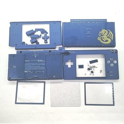 New Blue Color Limited Housing Shell Case With Lens Parts For NDS Lite DS Lite DSL NDSL NDS Lite Console Case With Buttons
