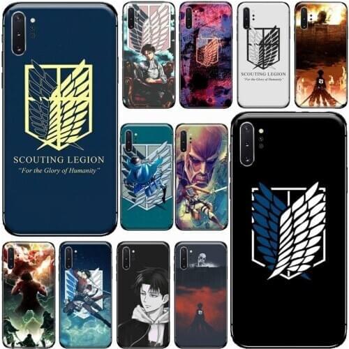 Japanese attack on Titan Anime Phone Case For Samsung A31 A70 A20E S10 E S20 Plus Note 9 20