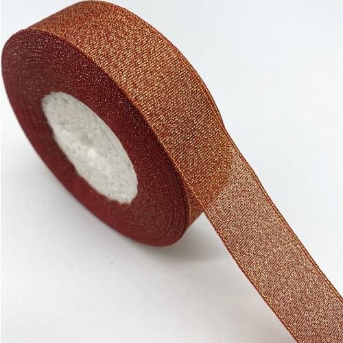 25 Yards 6-25mm Double-sided Satin Silk Organza Ribbon Decorative Gift Wrap for Home Wedding Christmas DIY Crafts #06