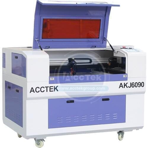 Engraver with High Precision Wood Cutter AKJ6090 90w Co2 Laser Cutting Machine
