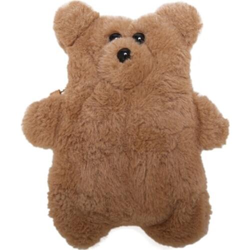 Cute Women Girl Plush Teddy Bear Shoulder Bags Stuffed Bear Shape Crossbody Messenger Bag Lovely Handbags Gift