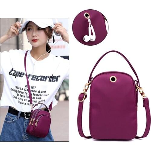 Mini Women Bag Handbag Fashion Casual Solid Shoulder Bag Korean Version Wild Phone Pouch Crossbody Bags For Women