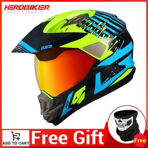 ATV Moto Helmet Motorcycle Helmet Casco Moto Men Motocross Helmet Cross Downhill Off-road Helmet ECE Capacete De Moto