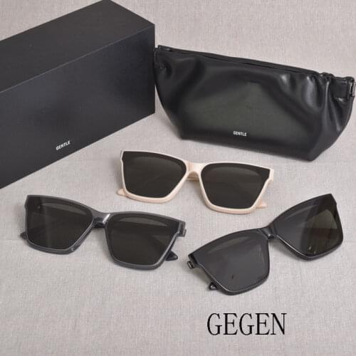 2021 New GM High Quality Korean Brand GENTLE GEGEN Sunglasses Women Men Aceate Cat Eye Sun Glasses With Original Packing