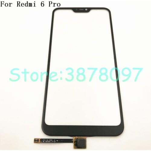 Original 5.84" For Xiaomi Mi A2 Lite Touch Screen Sensor Glass Panel For Xiaomi Redmi 6 Pro Touchscreen Panel Front Outer Glass
