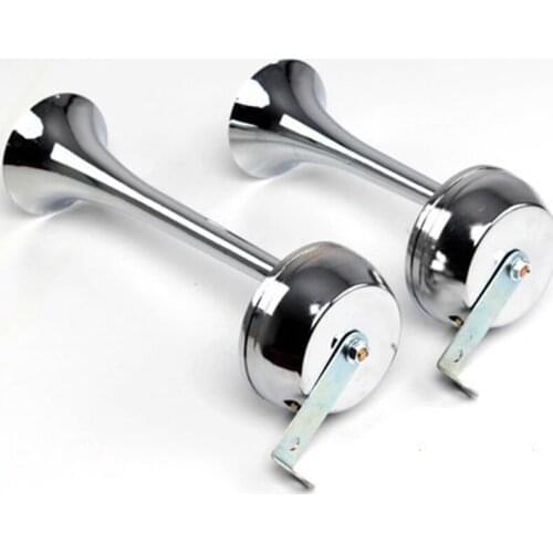 General Purpose Double Tube Electric Horn with Bracket and Rlay For Truck 12v / 24v Without Air Source