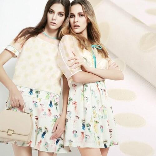 Jacquard silk organza fabric perspective dress jacquard silk fabric crisp silk fabric for dress jacquard fabric silk cloth