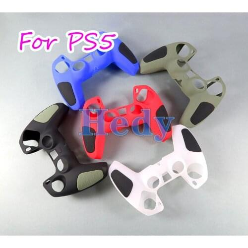 1pcs Thicken Soft Silicone Case For PS5 Controller Gamepad Protective Case Cover For Ps5 Sony Playstation 5 Cases Cover Skin
