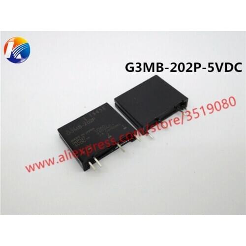 2pcs/lot G3MB-202P-5VDC -12VDC-24VDC DC-AC SSR IN 5VD 12VDC 24VDC new and original