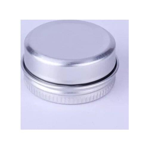 5pcs 10ml Empty Aluminum Cream Jar Tin Cosmetic hair wax Containers Nail Art Derocation Crafts Pot Bottle DIY Screw Lip