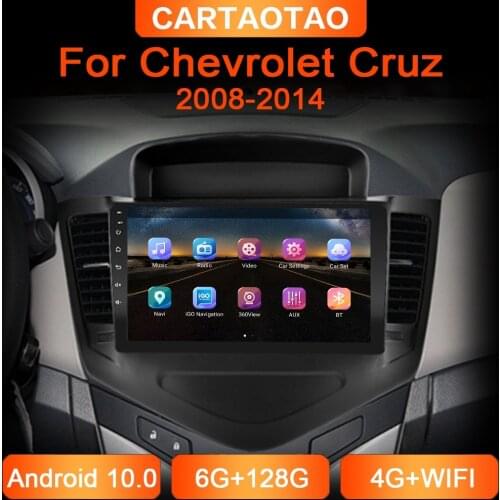 6G+128G 2din Android Car DVD Player for Chevrolet Cruze 2008 2009-2014 Car Radio GPS Navigation WIFI RDS DSP Multimedia Player