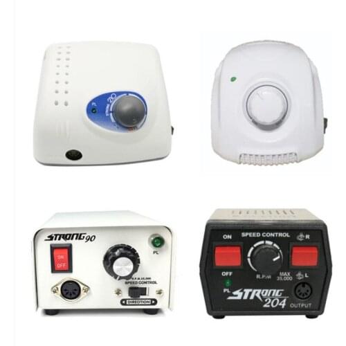Strong 210 90 Power Control Box For 102L Micro motor Handpiece 65W Manicure Pedicure machine Electric Nail Drill Pedal Tools