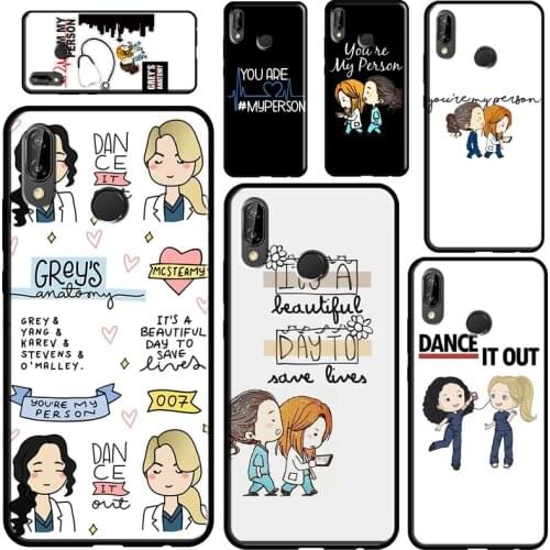 Greys Anatomy You are my person For Huawei P40 Lite P20 P30 Pro Mate 20 P Smart Z 2019 Nova 5T Case For Honor 8A 8X 9X 10i