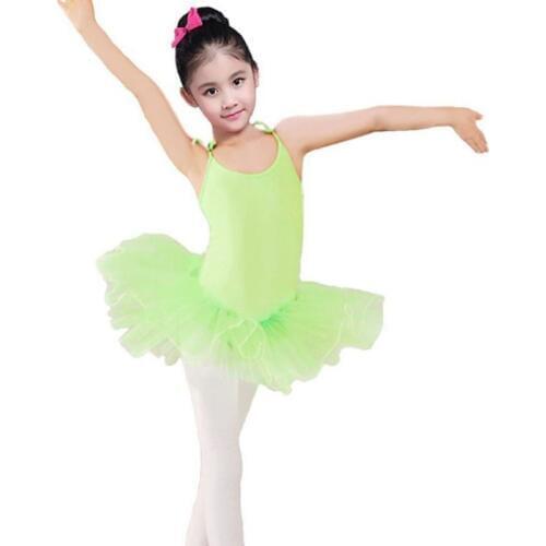 Girl Children Dance Sling Ballet Dress Girls Fluffy Dream Dance Costumes Exercise Clothes Small Princess Fluffy Dancewear