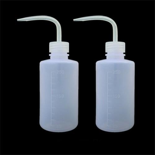 150/250/500ML Capacity Tattoo Bottle Clear Plastic Diffuser Squeeze Bottle Laboratory Measuring Non-Spray Cups Tattoo Accessory