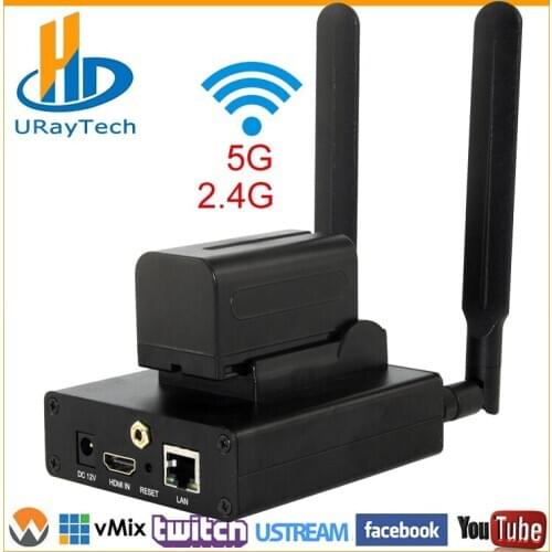 HEVC /H.265 H.264 /AVC WiFi HDMI IPTV Streaming Encoder For Live Streaming Broadcast RTMP RTSP UDP For Wowza, Youtube, Facebook