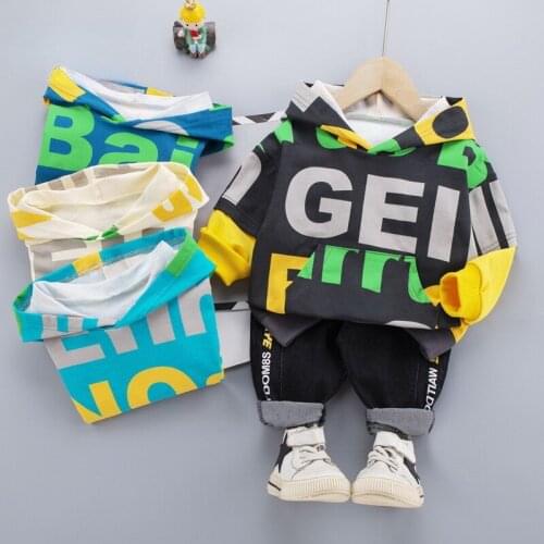 Lunoakvo 2Pcs Baby Boys Clothing Sets Autumn Winter Toddler Girls Clothes Kids Tracksuit For Boys Suit Children Clothing 1-5T