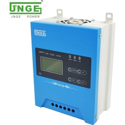 JNGE Power MPPT Solar Charge Controller 50A 60A 70A Solar Controller for 12V 24V 48V AUTO