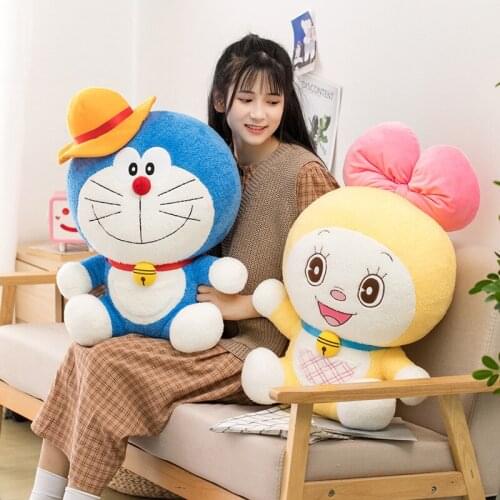 21-39cm Cartoon Cute Anime Stand By Me Doraemon Plush Toys High Quality Stuffed Cats Doll Soft Animal Pillow for Kids Girls Gift