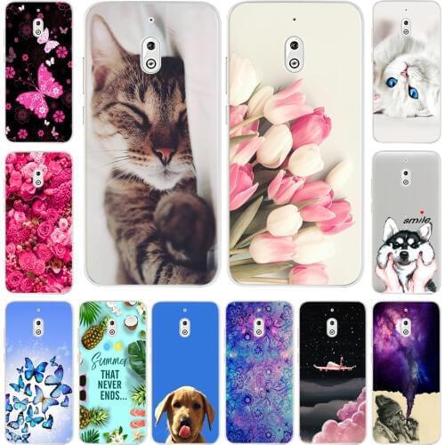 Cute Painted Soft Silicone TPU Case For Nokia 2.1 2018 Nokia2 2.1 TA-1080 Back Case Cover For Nokia 2 TA-1029 TA-1035 Phone Case