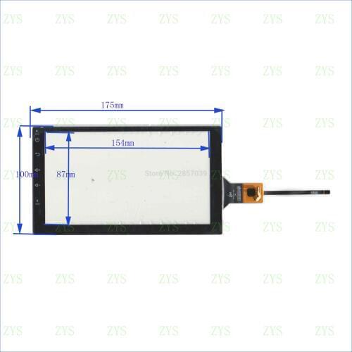 NEW 7inch for AHR-5510. 6lines screen panel AHR5510 175mm*100mm TouchScreen