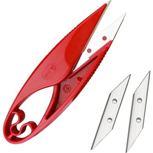 LMDZ 1Pcs Yarn Shears Thread Scissors Sewing Scissors Embroidery Cross-stitch Cutter Scissor U Thread Scissors for Fabric