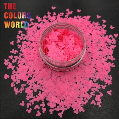 TCT-144 Mouse Neon Color 4MM Solvent Resistant Nail Glitter Nail Art Nail Polish Makeup Body Art Glitter Decoration Festival