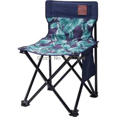 Outdoor folding chair portable backrest pony stool art painting sketching chair beach fishing chair