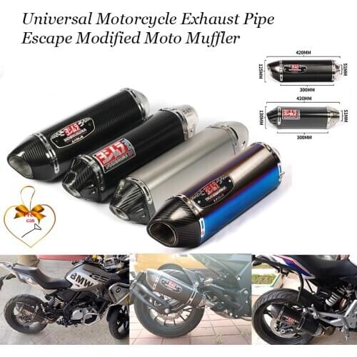 Universal Motorcycle Muffler Yoshimura Db Killer Exhaust Motorcycle 51 Mm For Honda Cbr1000 Tmax530 F650Gs R6 Z900 Z900 Z1000