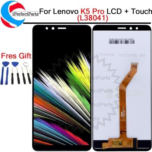5.99" For Lenovo K5 Pro LCD L38041 Display Touch Panel Screen Digitizer Assembly Replacement For Lenovo K5 Play LCD with Frame