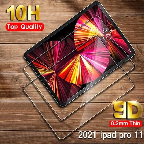 0.2 mm Ultra Thin 2021 & 2020 iPad Pro 11 Premium Tempered Glass Film For Apple iPad Pro 11 2nd 3rd Generation screen protector