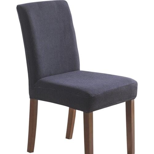 Slipcover Removable Anti-dirty Seat Chair Cover Spandex Kitchen Cover for Banquet Wedding Dinner Restaurant housse de chaise 1PC