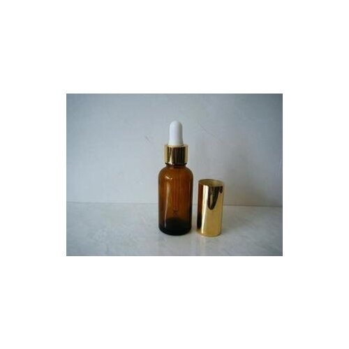 10ml brown/green/blue essential oil bottle with gold electronic aluminum cap+glass dropper ,for cosmeticl packaging