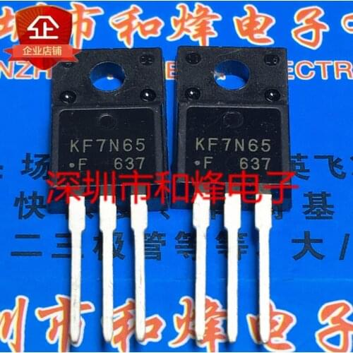 10PCS KF7N65 KF7N65F TO-220F