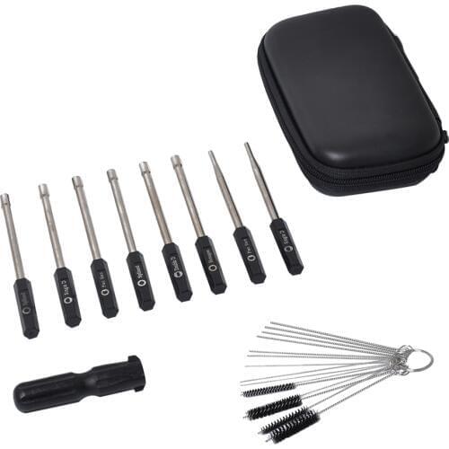 16Pieces/1 Pack Adjustment Carburetor Tool Screwdriver+Carburetor Cleaning Kit+Carrying Case Auto Repair Tools