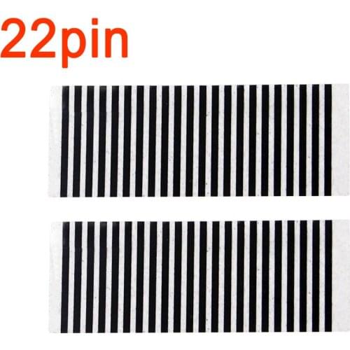 3 PCS/lot 22pin Zebra Stripes Flexible Cable Train Paper For Tomahawk TZ-9010 TZ-9020 TZ9030 key Fob Remote Key LCD Display