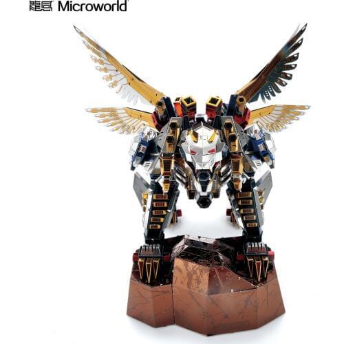 Microworld 3D Models Flying Tiger model DIY laser cutting Jigsaw puzzle fighter model 3D metal Puzzle kids Toys for adult gifts