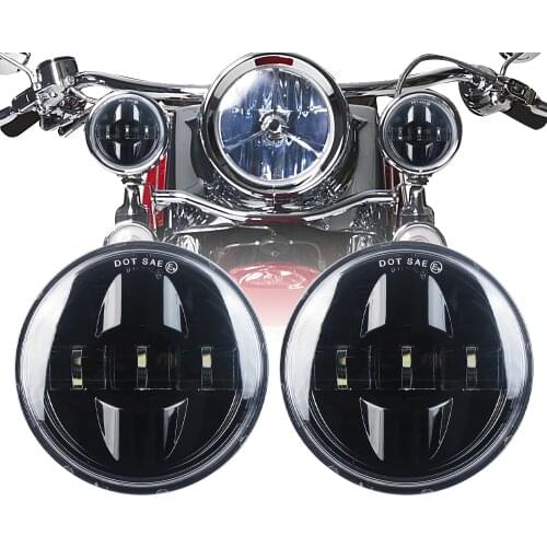 4-1/2" Led Fog Light 4.5 inch LED Light Housing Bracket For Motobike Fog Lights Auxiliary Lamp Motorcycle Projector Headlight