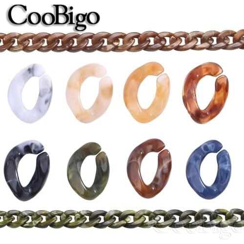 100pcs Colorful Plastic Acrylic Chain Links Loose Beads for Masks Belt Earring Necklace Glasses Chain Sunglass Lanyards Parts