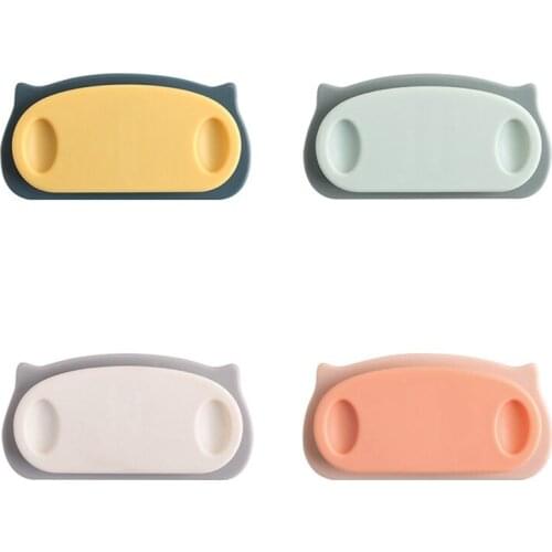 AT69 -Cartoon Multifunctional Plug Hook Punch-Free Hooks Wire Fixing Frame Traceless Cable Management Storage Rack