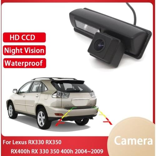 Car Rear View Reverse For Lexus RX330 RX350 RX400h RX 330 350 400h 2004~2009 CCD Full HD Night Vision Backup Camera Waterproof