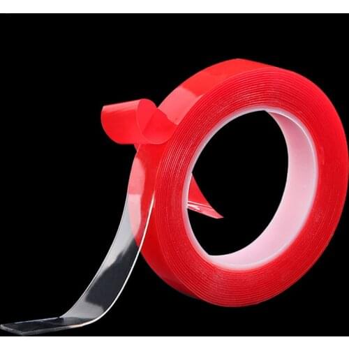 Double Sided Adhesive Sticker Tape Nano Transparent Reusable Waterproof Strong Adhesive Tape Cleanable Car Protect Sticker