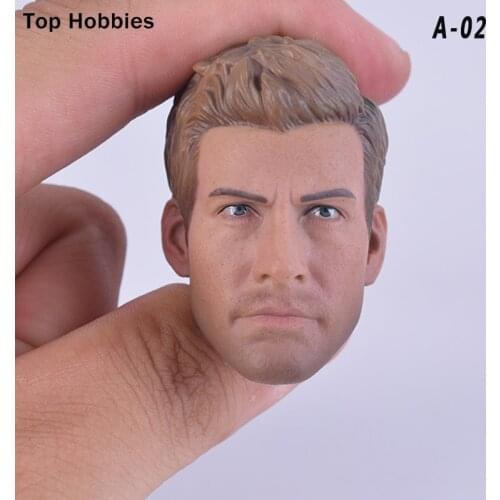 1/6 Scale Soldiers Action Figure Accessories Jack Jihaluner Male Head Sculpt Carving Headplay For 12" PH Body HotToys Doll Toy