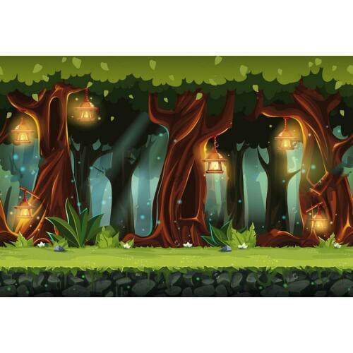 Forest fairy tree photo backdrop polyester or Vinyl cloth High quality Computer print wall background