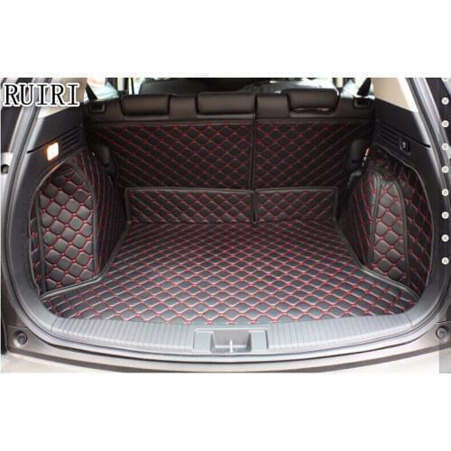 Good mats! Special car trunk mats for Honda Vezel 2019-2014 durable boot carpets cargo liner mats for Vezel 2018,Free shipping