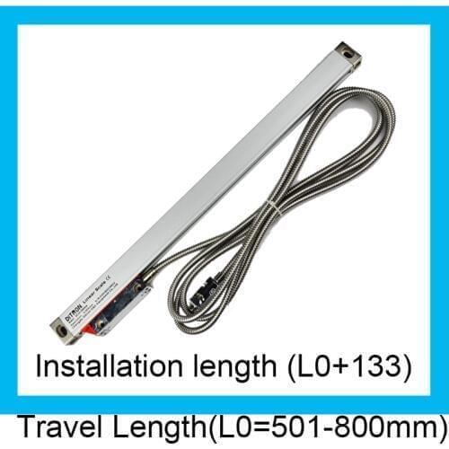 5v Resolution 1Micron 500mm-800 TTL Linear Sensor/ Linear Glass Scales/ Linear Encoders